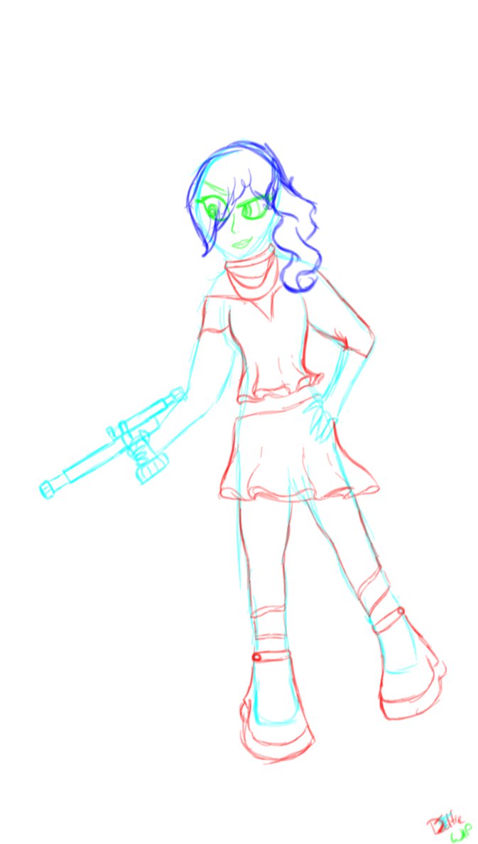 673x1188 Kalie D. Scopic (Base Sketch) By Djwolfie92 - Wolf Base Sketch