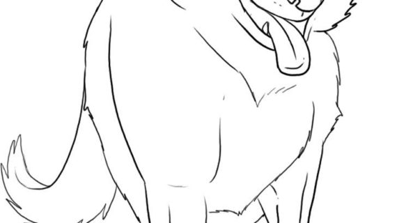 570x320 Hard Cartoons To Draw How To Draw A Cartoon Wolf, Step By Step - Wolf Cartoon Sketch