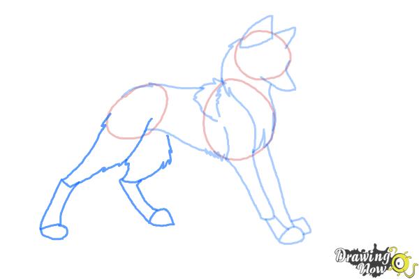 600x400 How To Draw Anime Wolves - Wolf Cartoon Sketch