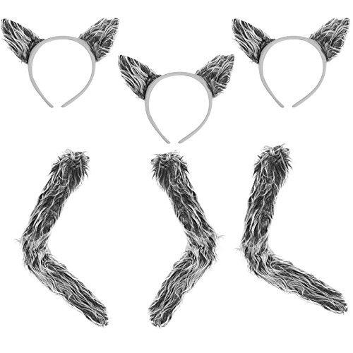 500x500 Wolf Ears Ampamp Tail Set Headband And Tail By Funny Party Hats - Wolf Ears Sketch
