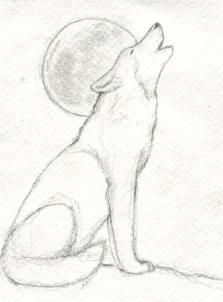 223x302 403 Best Wolf Howling Images In 2018 Sketches - Wolf Howling Sketch