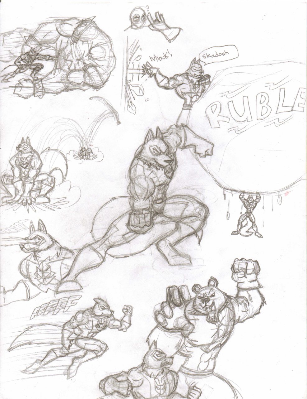 987x1280 Wolf Moon The Superhero By Wolf Moon - Wolf Moon Sketch