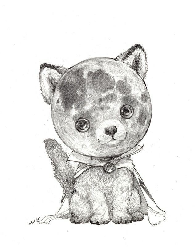 633x800 Wolf Moon By Camilladerrico - Wolf Moon Sketch