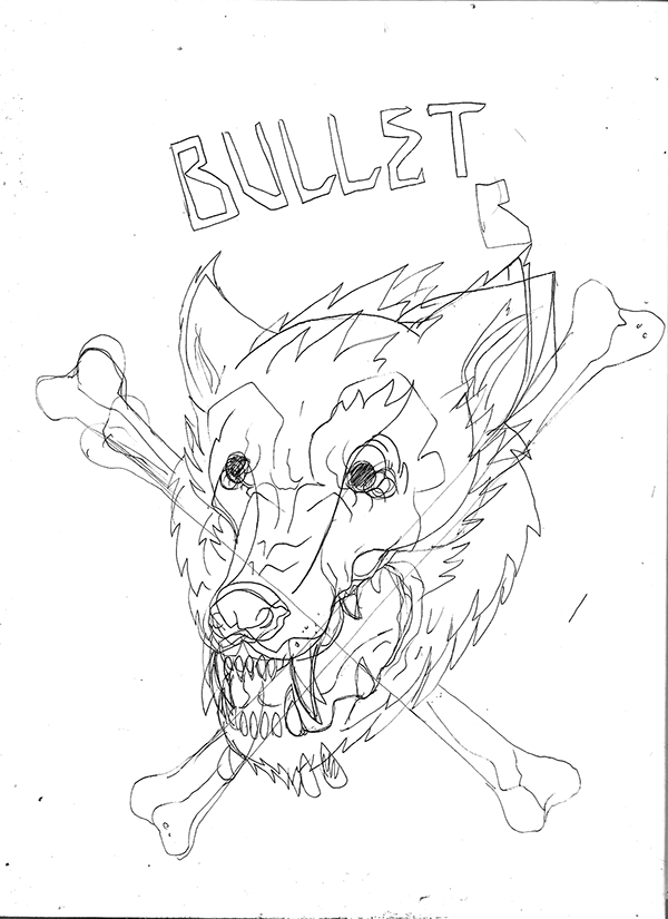 600x825 One Wolf Pack On Behance - Wolf Pack Sketch