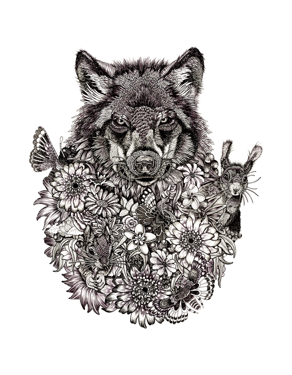 972x1250 Wolf Pack Nestingzone - Wolf Pack Sketch