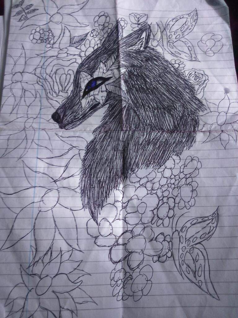768x1024 Dat Bored - Wolf Pack Sketch