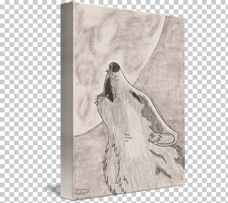 728x650 Canidae Drawing Dog Moon Sketch, Wolf Howling In The Moonlight Png - Wolf Sketch Howling
