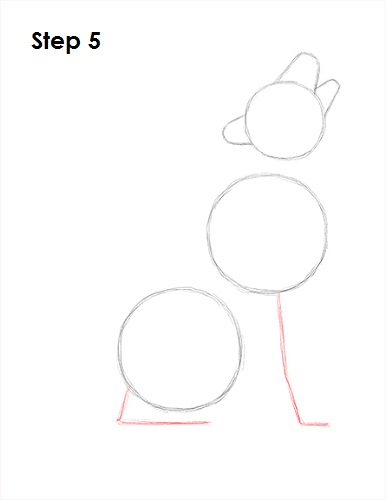 386x500 How To Draw A Wolf (Howling) - Wolf Sketch Step By Step