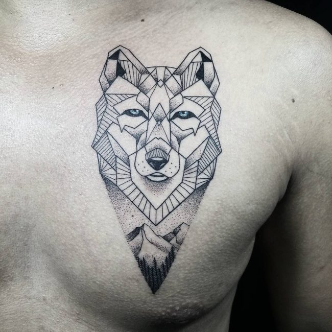 650x650 Best Tribal Lone Wolf Tattoo Designs Amp Meanings (2018) - Wolf Tattoo Sketch