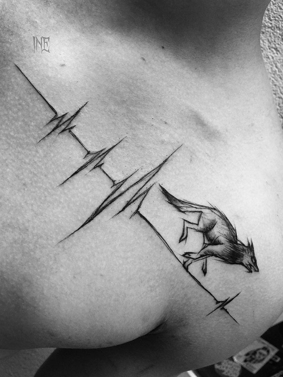 900x1200 Ineepine Tattoo Shiva Tattoo Tattoos, Wolf Tattoos - Wolf Tattoo Sketch