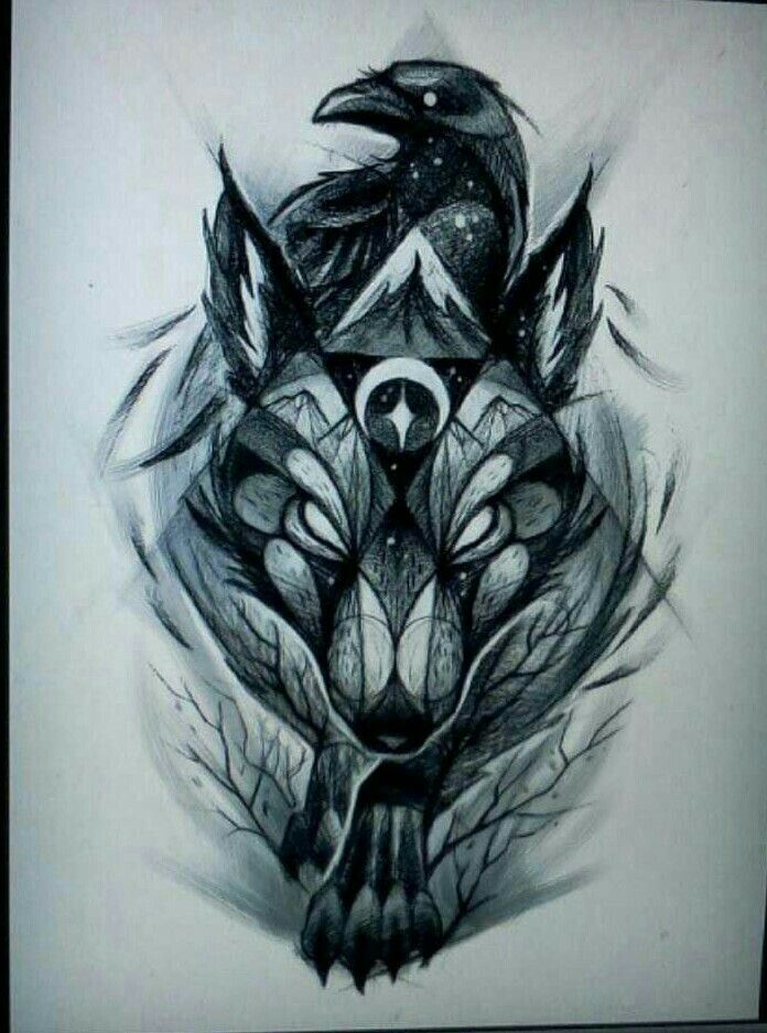 696x937 Resultado De Imagen Para Guerrero Indio Americano Tatuaje - Wolf Tattoo Sketch