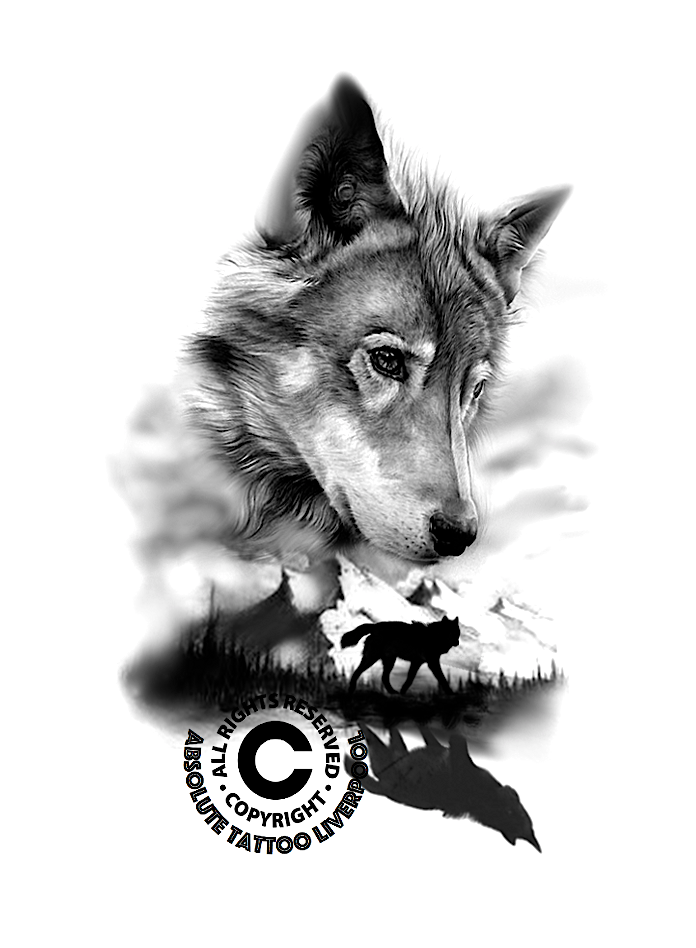 696x948 Wolf Tattoo Sketch Volk Tattoos, Samoan Tattoo And - Wolf Tattoo Sketch