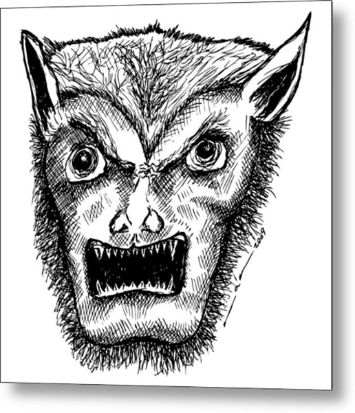 516x600 Wolfman Drawing By Karl Addison - Wolfman Sketch