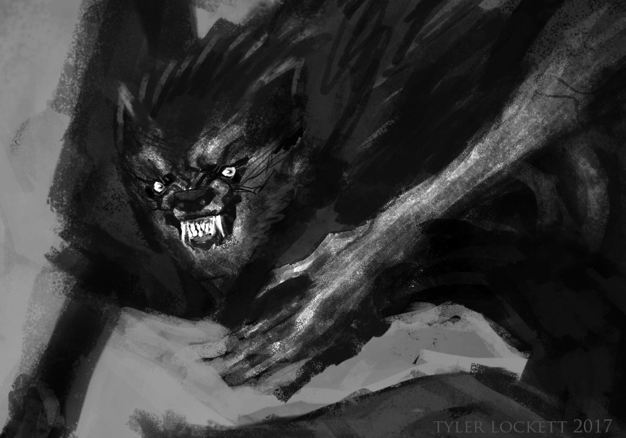 Wolfman Sketch at PaintingValley.com | Explore collection of Wolfman Sketch