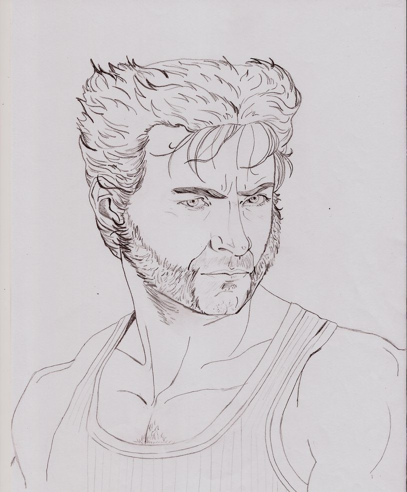 813x982 Wolverine Pencil Sketch Wolverine Pencil Sketch Wolverine - Wolverine Pencil Sketch