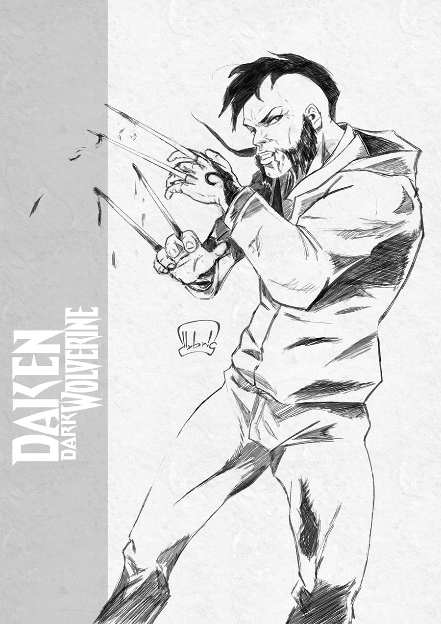900x1273 Artstation - Wolverine Sketch