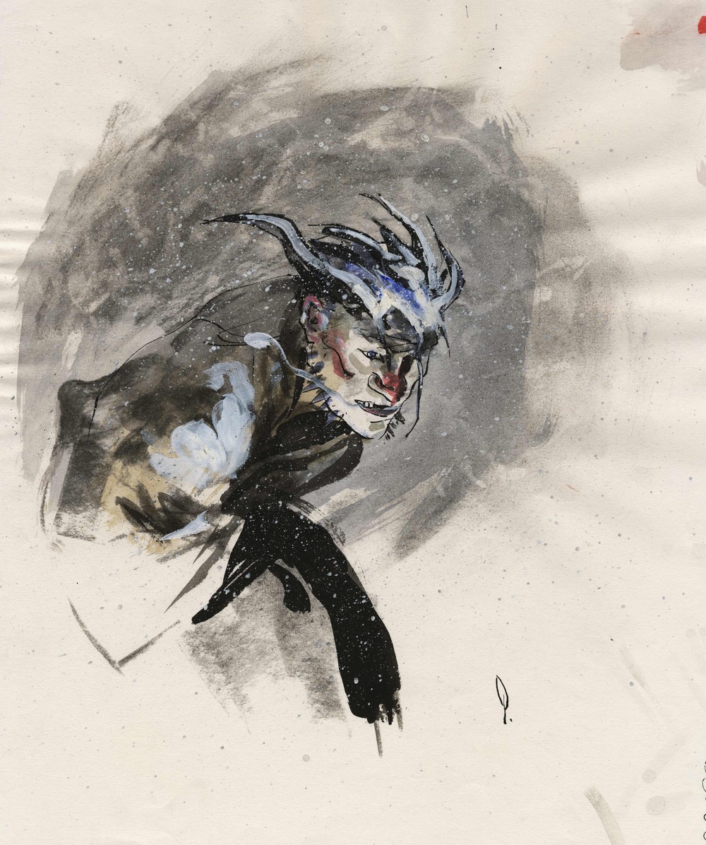 1000x1196 Wolverine Netsuke - Wolverine Sketch