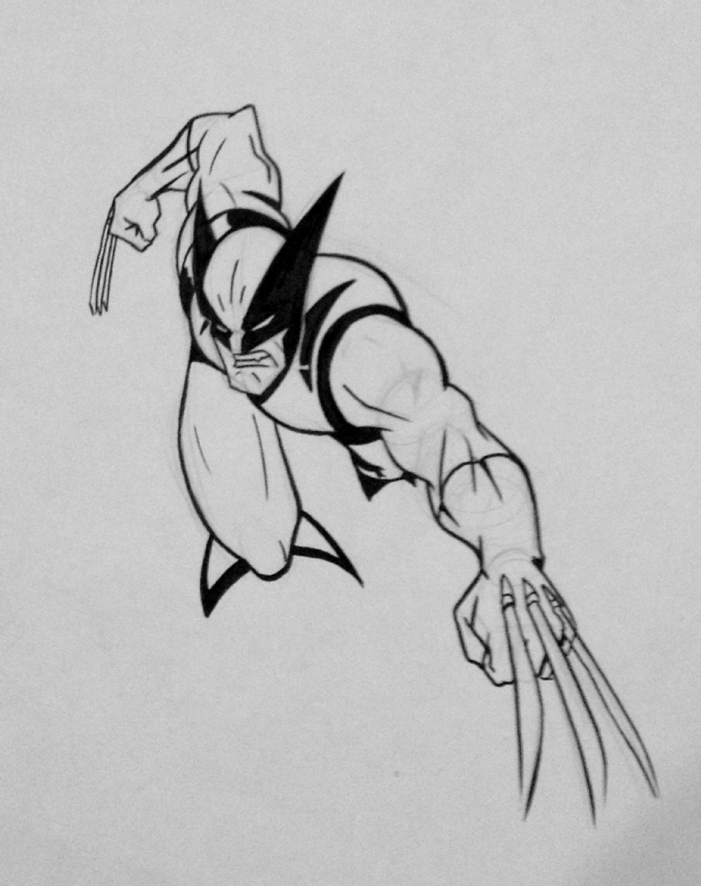 989x1250 Wolverine Sketch - Wolverine Sketch