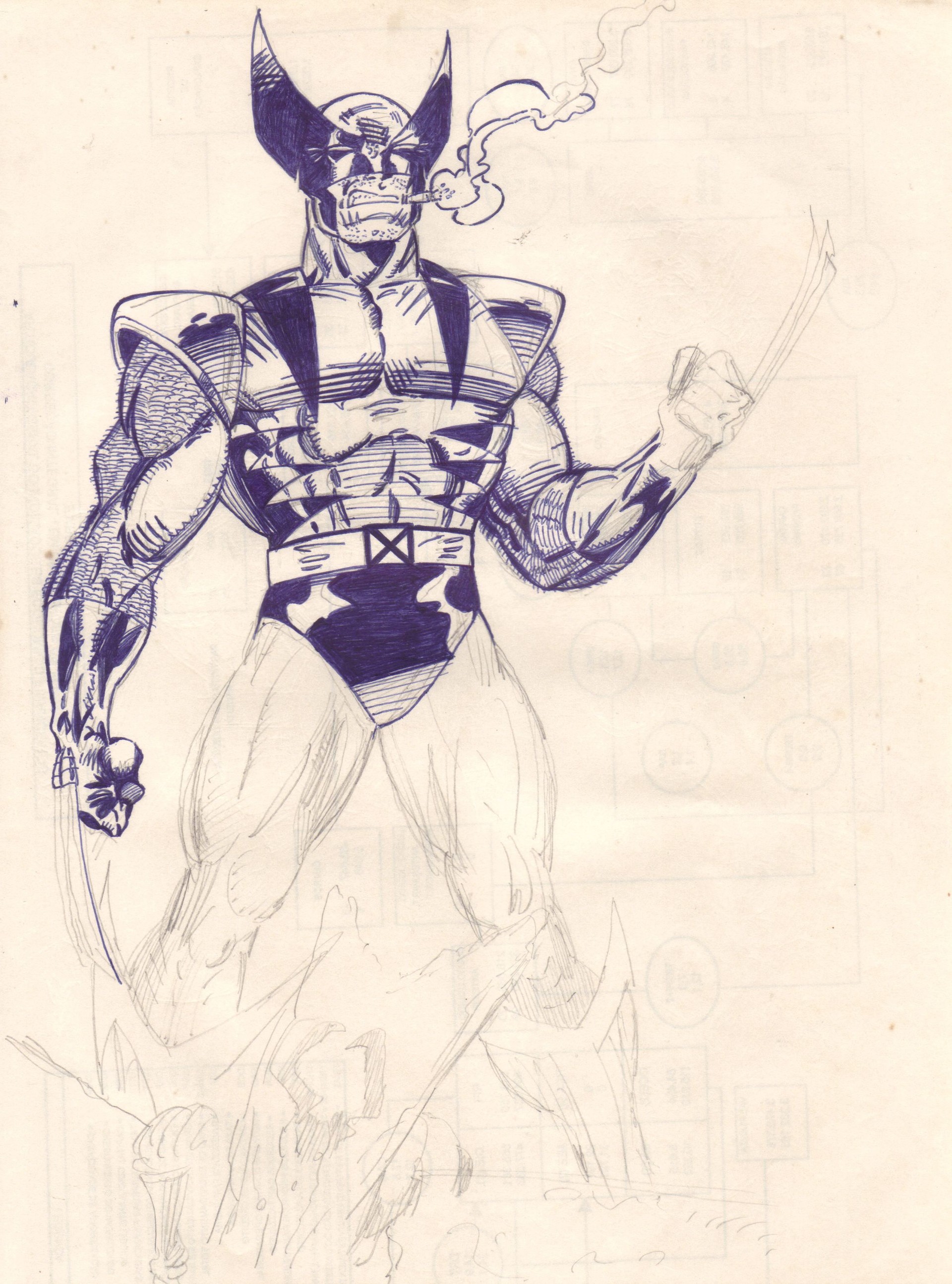 1920x2590 Cleilson Pereira - Wolverine Sketch