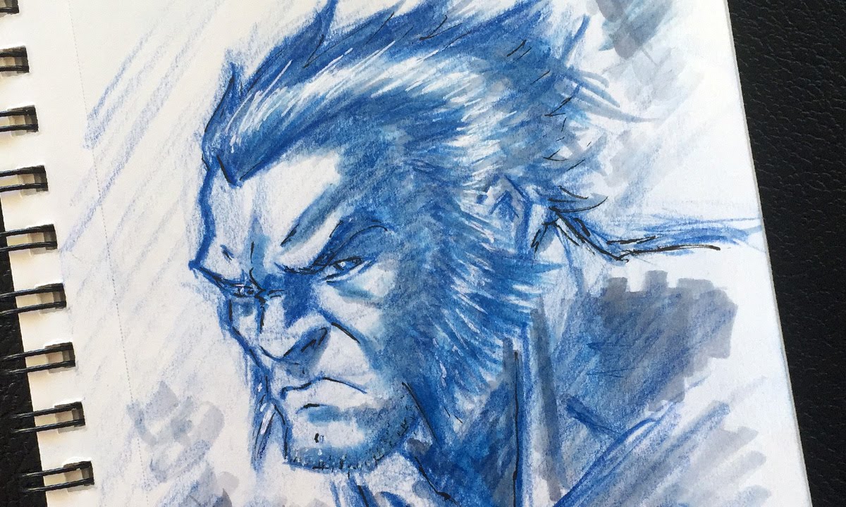 1200x720 How To Sketch Wolverine [Step By Step] - Wolverine Sketch
