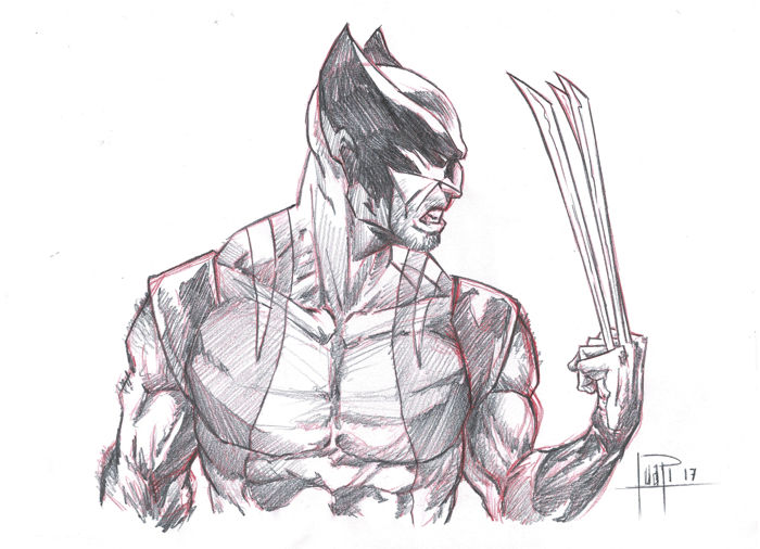 700x506 Wolverine By Juapi - Wolverine Sketch Art