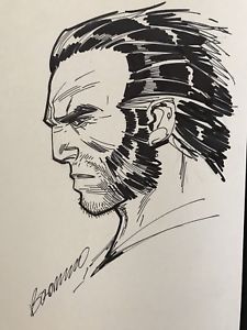 225x300 Wolverine Original Art Sketch By Brandon Peterson Uncanny X Men - Wolverine Sketch Art