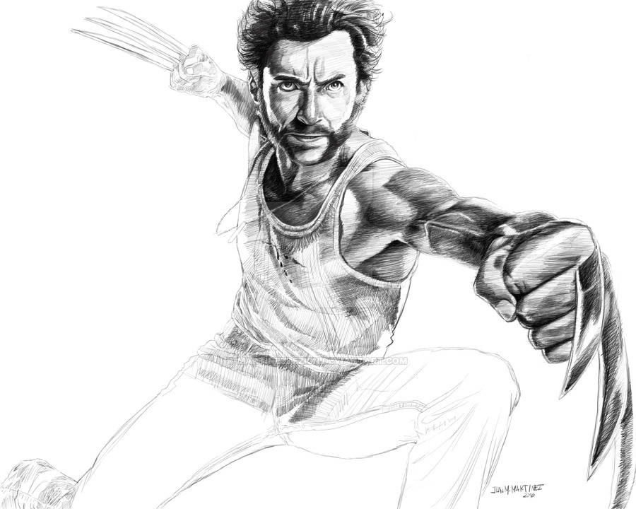900x720 Sketch Wolverine By Martinezdezign - Wolverine Sketch Art