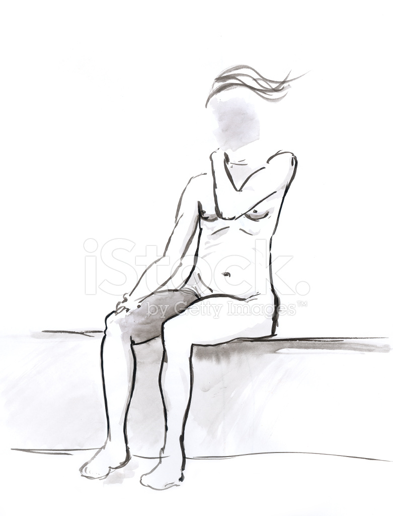 781x1024 Woman Body Sketch Stock Vector - Woman Body Sketch