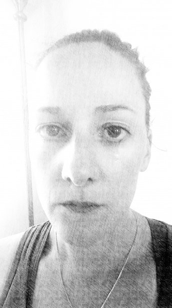 345x615 Sketch Sad Crying Woman Stylised Free Stock Photo - Woman Crying Sketch