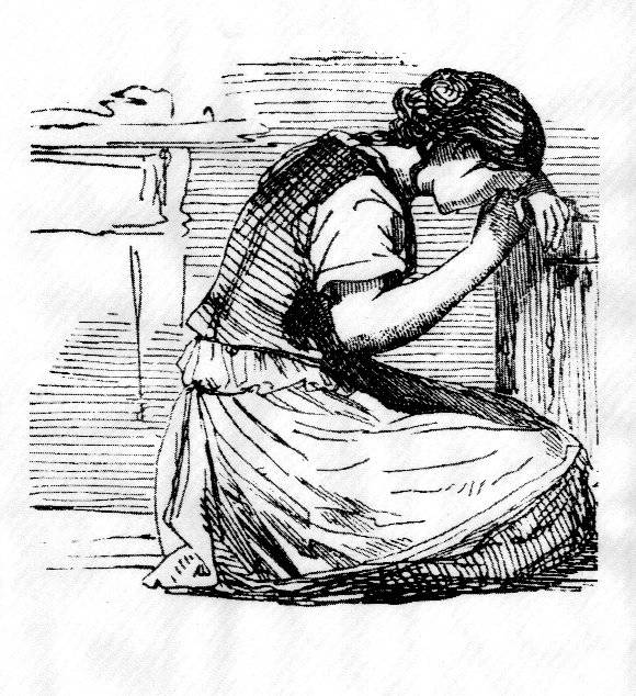 580x634 Sketch Weeping Woman Alamo City Pundit - Woman Crying Sketch