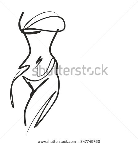 449x470 Drawn Women Beautiful Woman Body - Woman Full Body Sketch