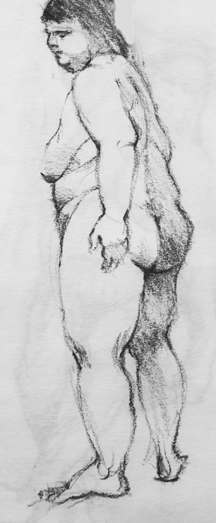 216x523 Figure Drawing With The Basics Explained Simply - Woman Full Body Sketch