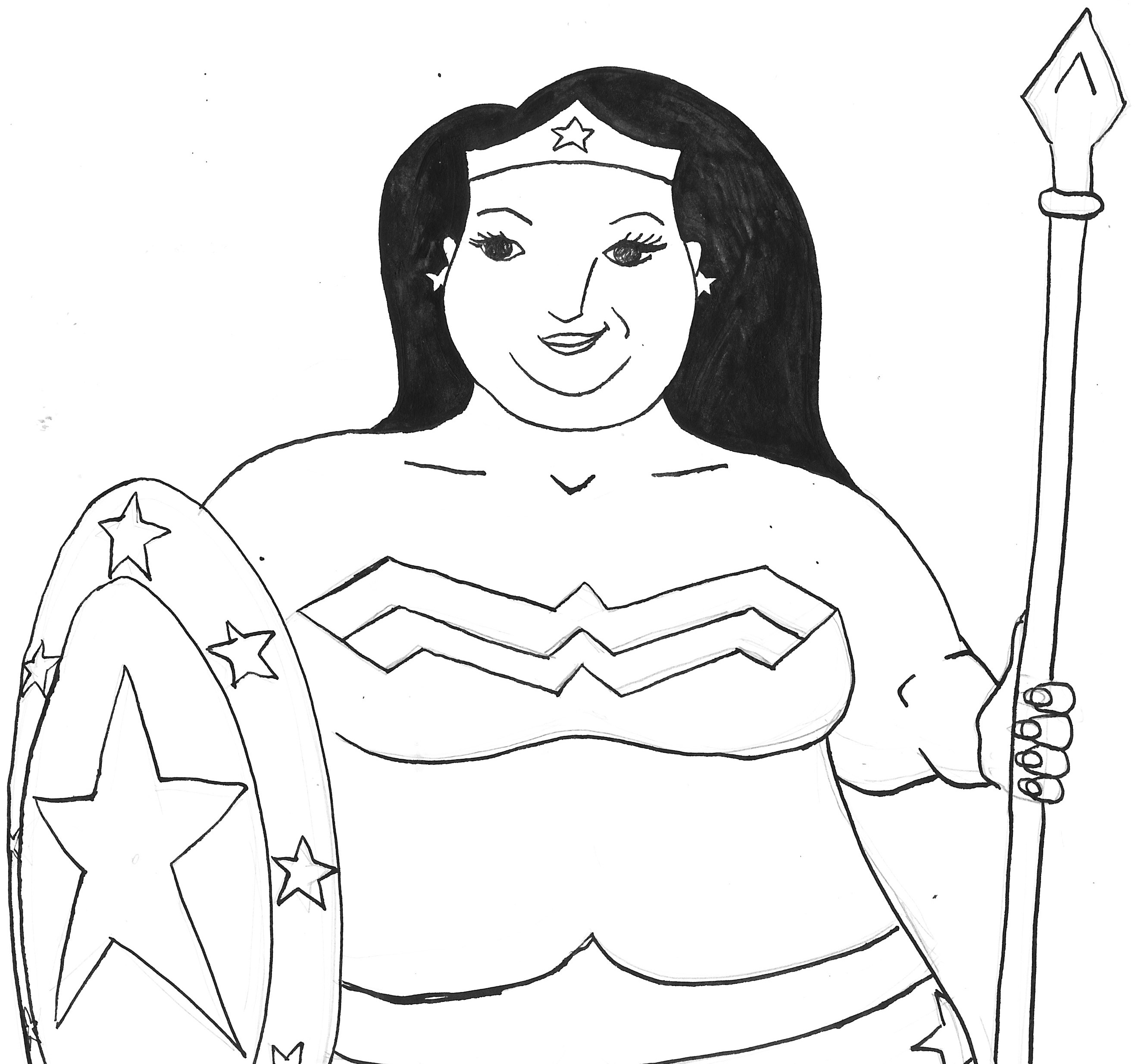 2640x2468 Beautiful Full Body Sketch Of Girl - Woman Full Body Sketch