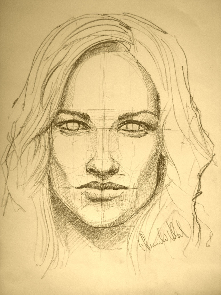 774x1032 Sketch Portrait 1 By Vladgheneli - Woman Portrait Sketch