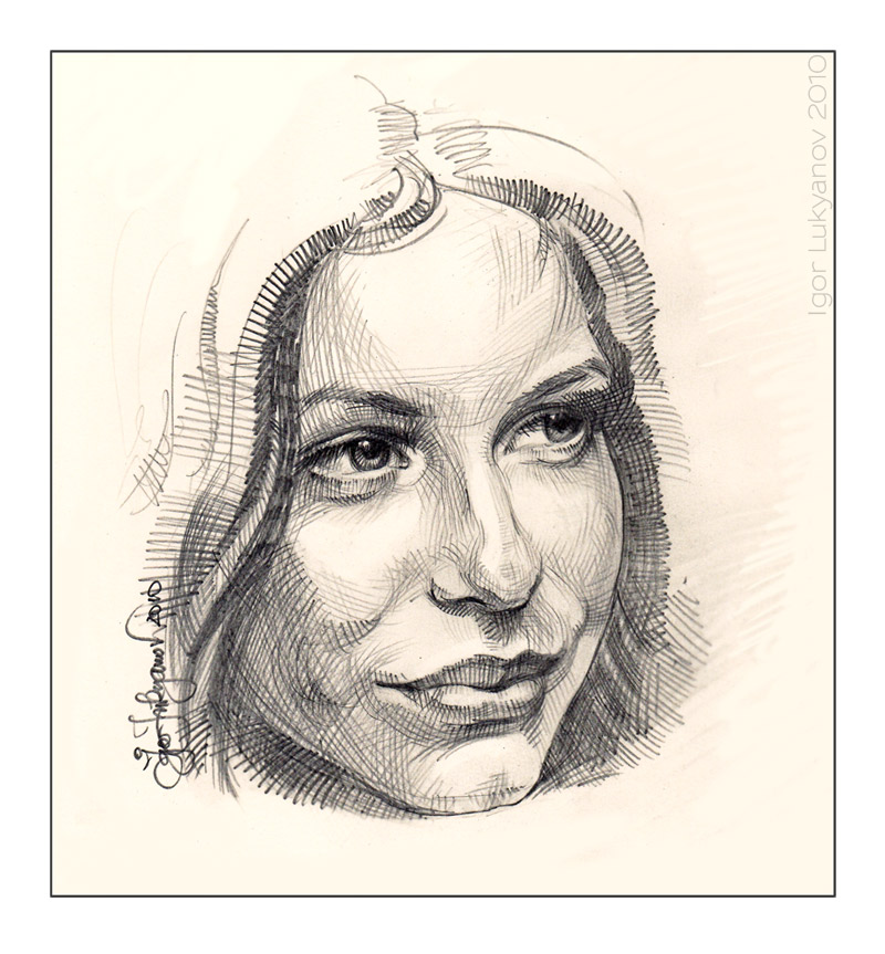 800x863 Woman Portrait - Woman Portrait Sketch