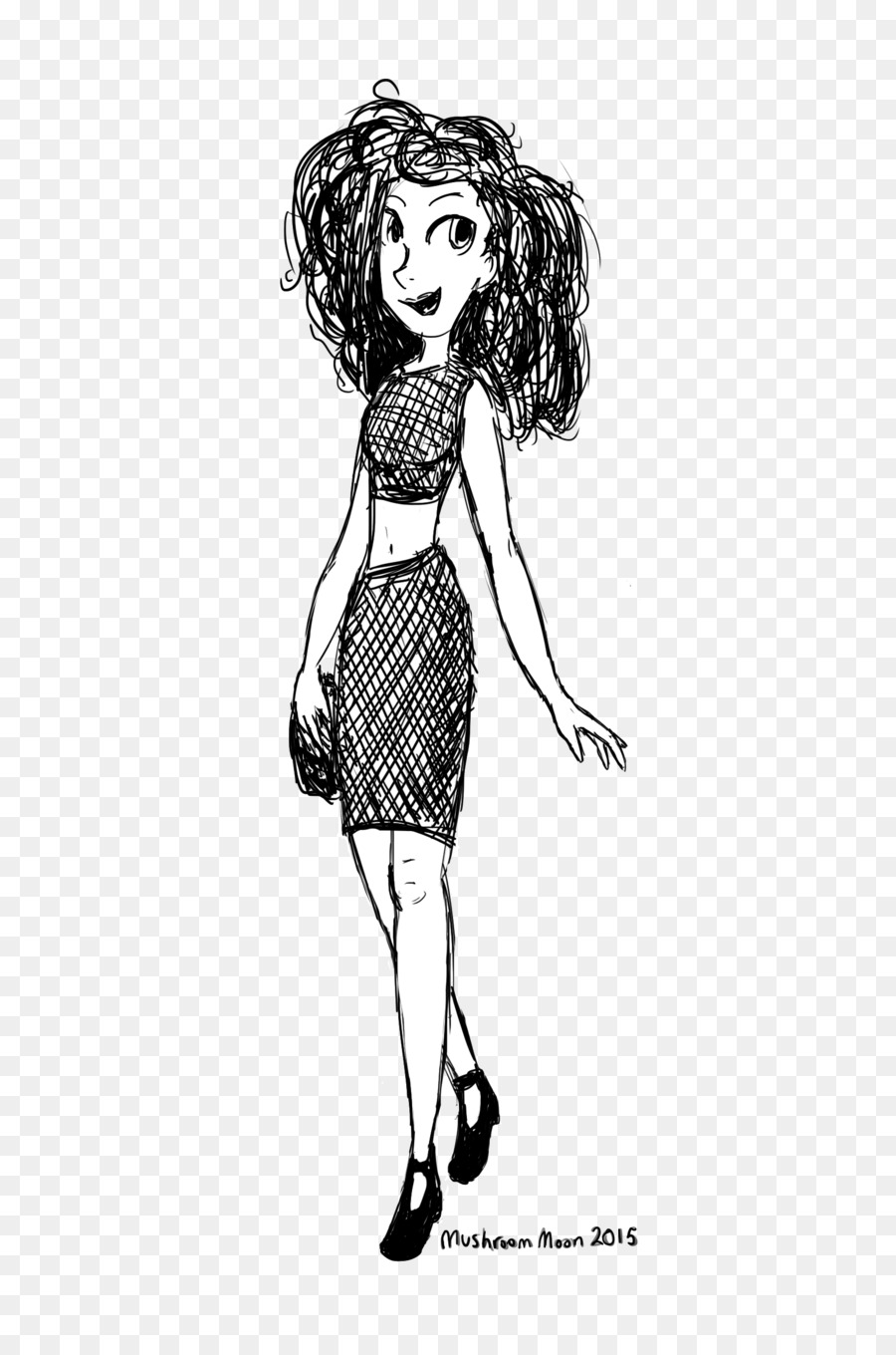 900x1360 Line Art Woman Sketch - Woman Sketch