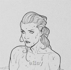 250x245 Original Art Cave Woman Sketch Art By Frank Cho Rare 9x12 Collect - Woman Sketch Art