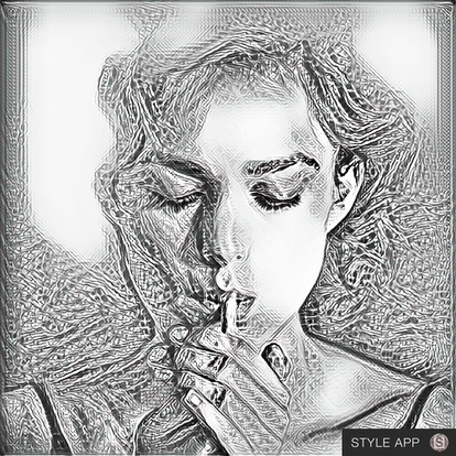 414x414 Animated Drawing Of Smoking Woman Find, Make Amp Share Gfycat Gifs - Woman Smoking Sketch