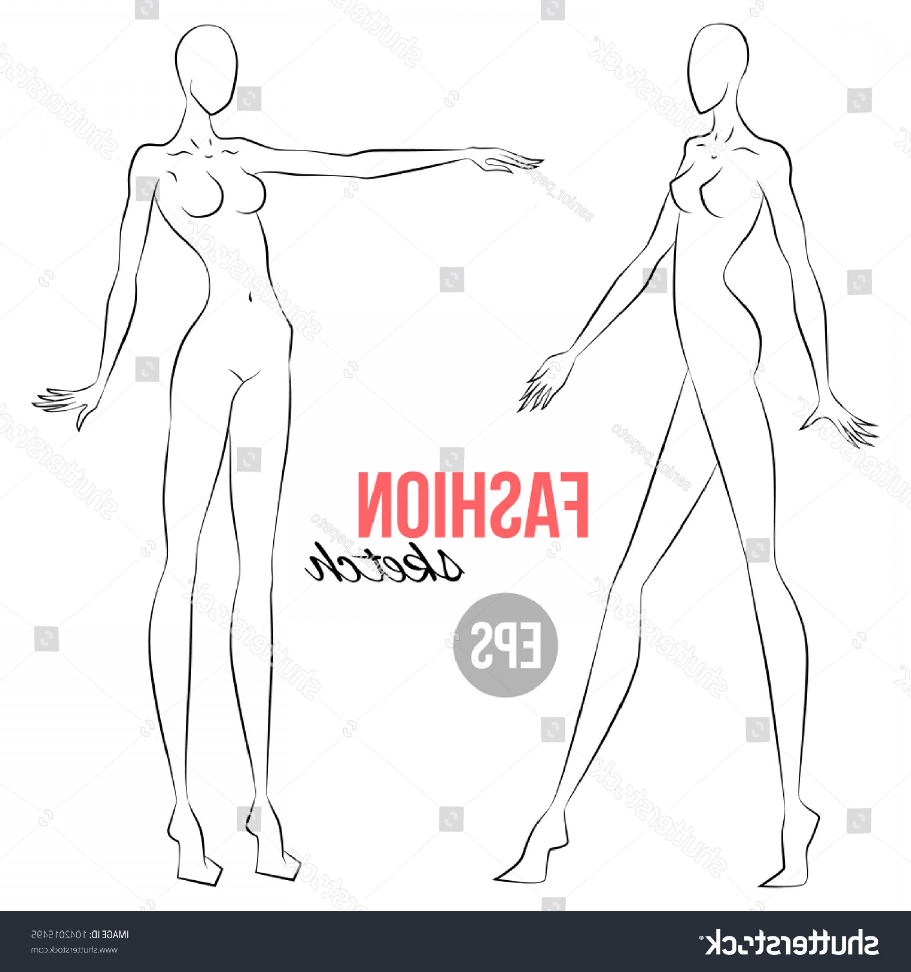 1800x1920 Womans Figure Sketch Different Poses Template Lazttweet - Womans Body Sketch