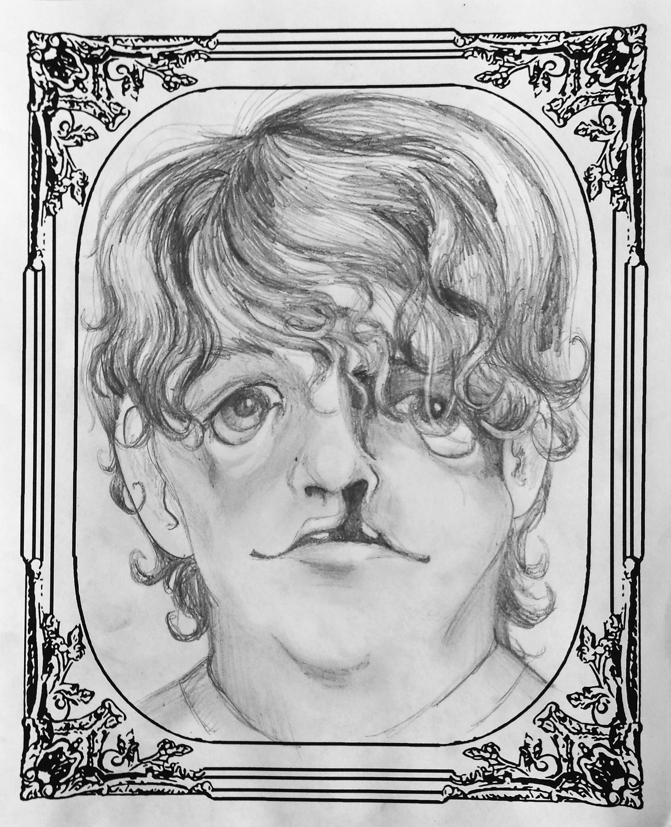 2293x2824 Reading Reverse Character Sketch Creative Curriculum - Wonder Sketch