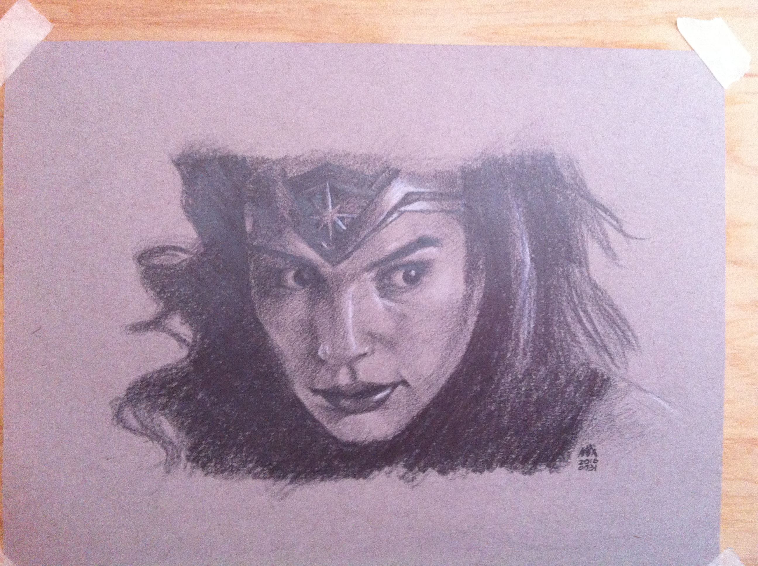 2592x1936 Sketch Gal Gadot, Wonder Woman - Wonder Sketch