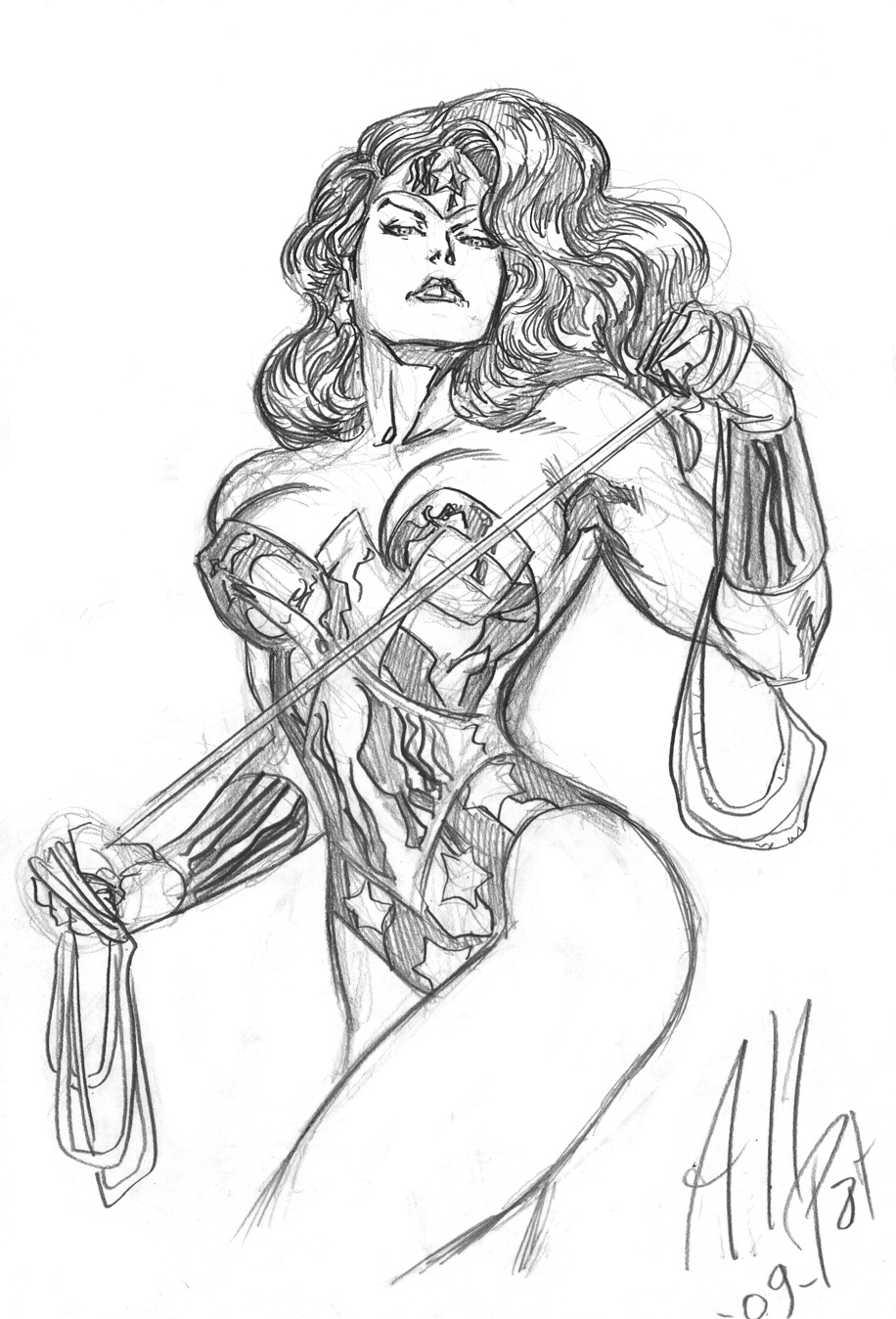 916x1348 Wonder Woman Sketch By Allpat - Wonder Sketch