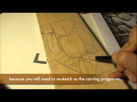 480x360 Sketching A Design For Wood Carving - Wood Carving Sketches