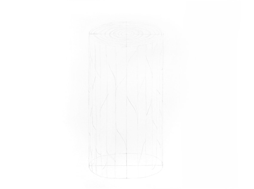 850x632 How To Draw Wood - Wood Grain Sketch