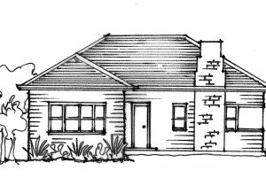 300x210 Simple Pencil Drawings Of Houses How To Draw A Simple Small Wooden - Wooden House Sketch