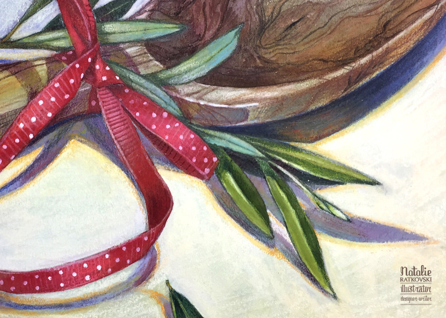 900x643 Still Life With A Wooden Spoon For My Art Project Sketch - Wooden Spoon Sketch