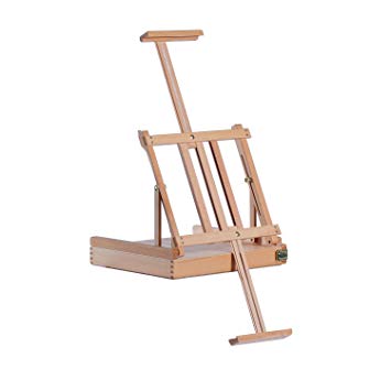 355x355 Homcom Folding Adjustable Wooden Table Easel Art Painting Drawing - Wooden Table Sketch