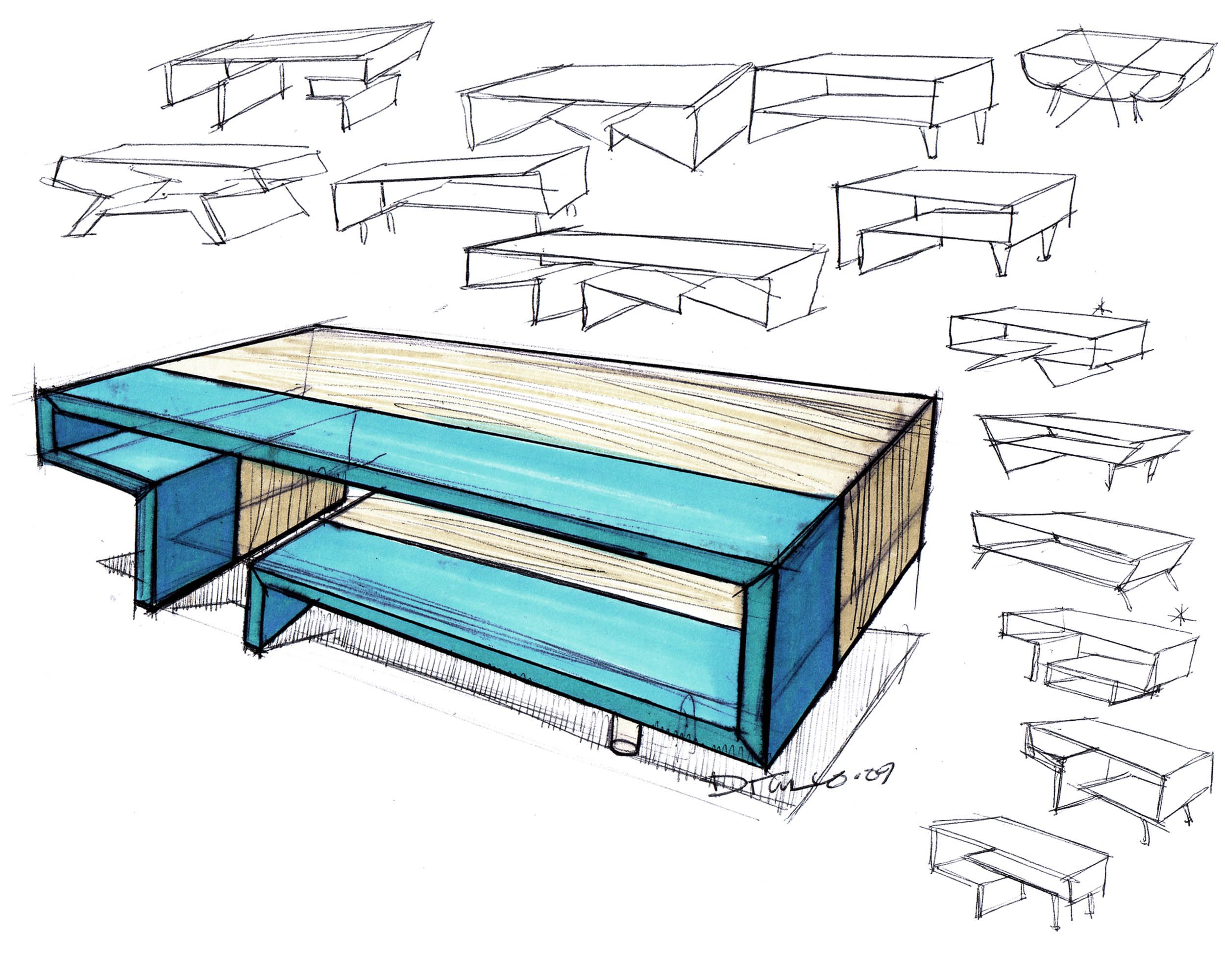 рисование мебели в sketchup