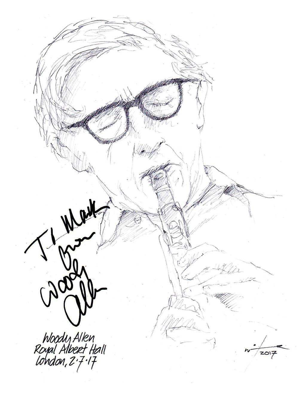1000x1380 Woody Allen Chicanepictures - Woody Allen Sketch