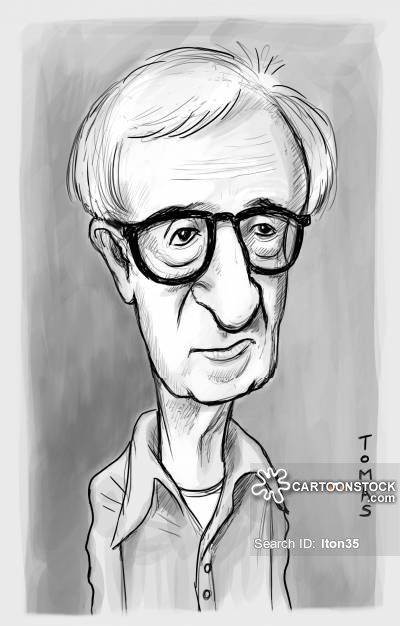 400x626 Woody Allen Cartoons And Comics - Woody Allen Sketch
